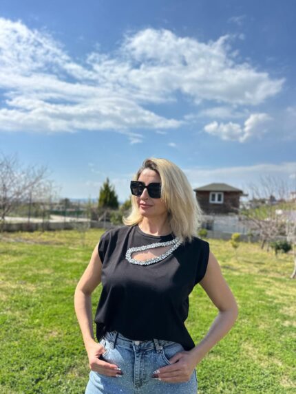 Damla Taşlı T-shirt